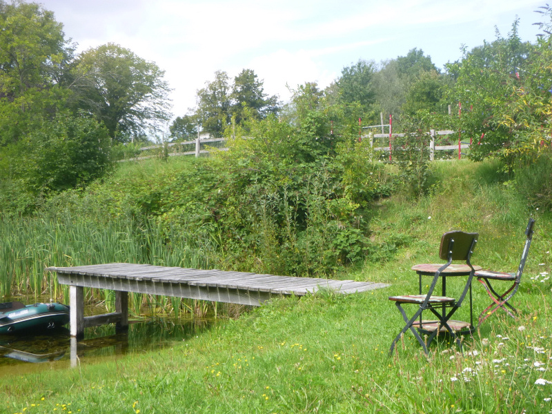 Sitzplatz am Steg